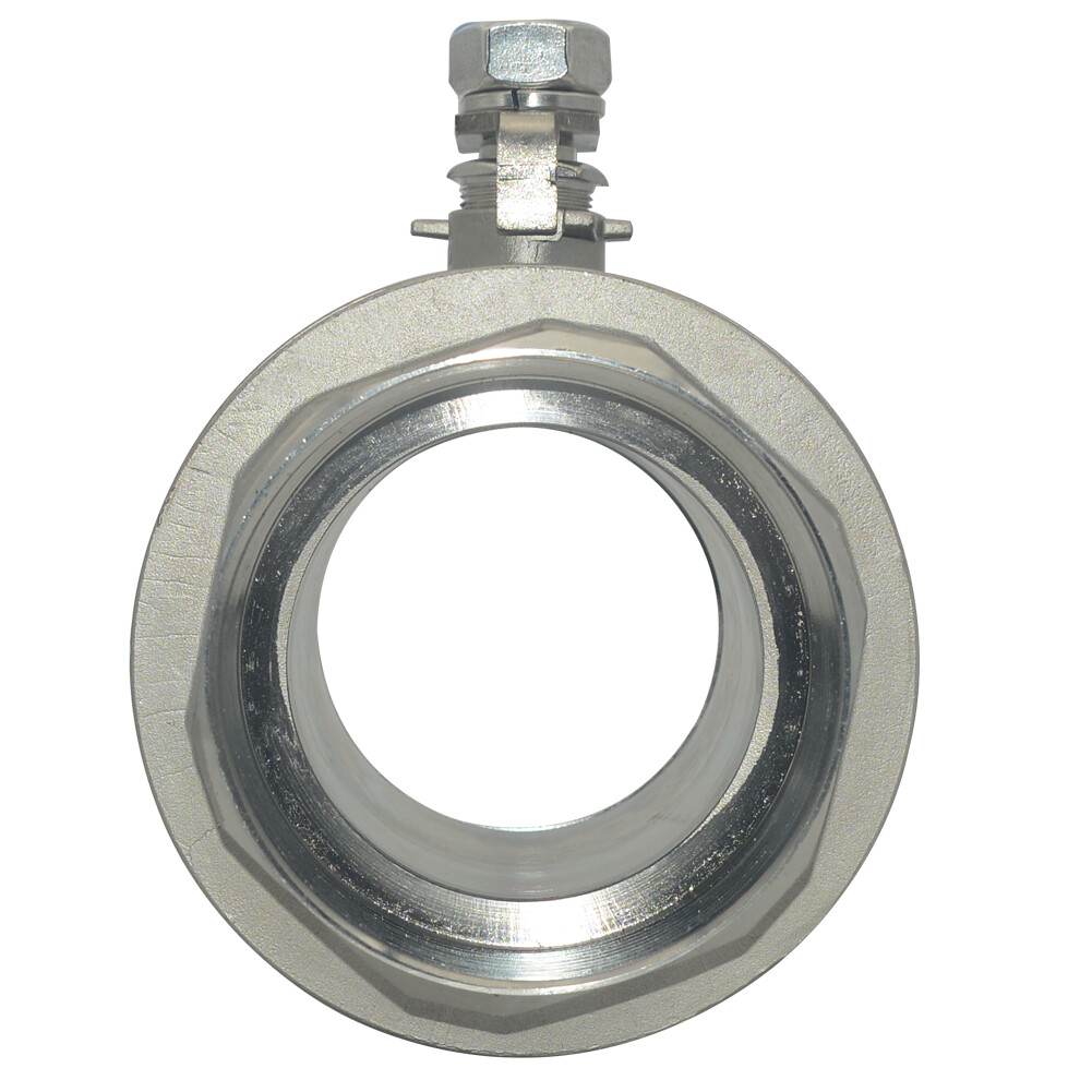 4 inch Ball Valve,Female NPT 316 Stainless Steel Full Port,2-Piece, 2Pack