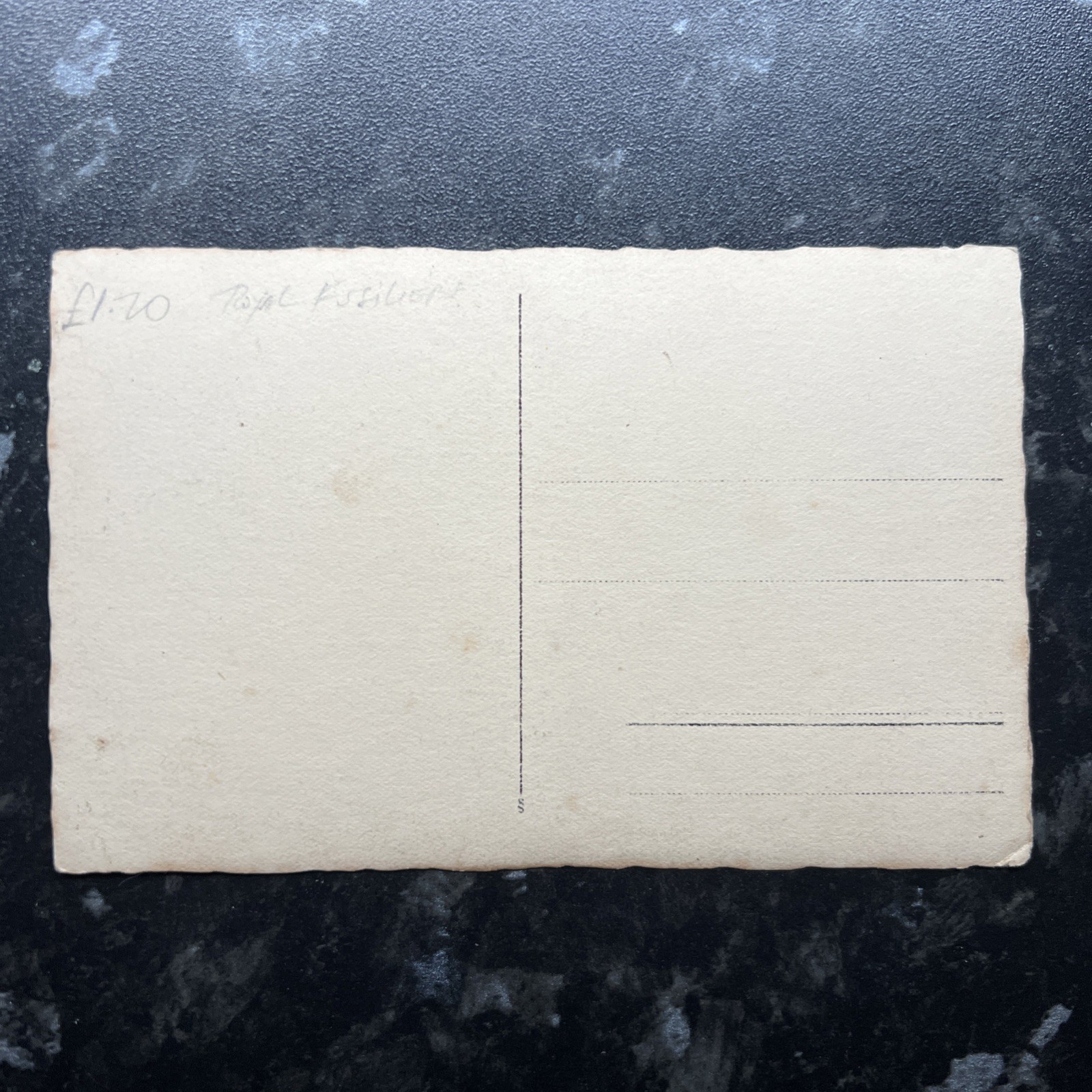 WW1 photo soldier Royal Fusiliers, British Army RPPC