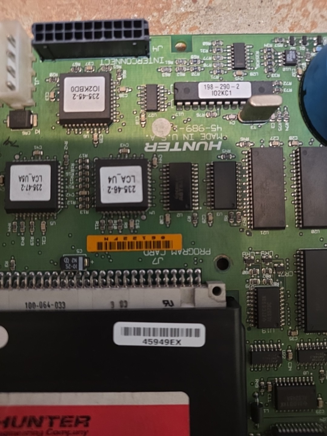 HUNTER ENGINEERING 511/311 Program Cartridge & Program Card