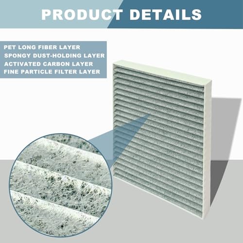 Cabin Engine Air Filter kit Fit for Ram 1500 (2011-2024), Ram 1500 Classic