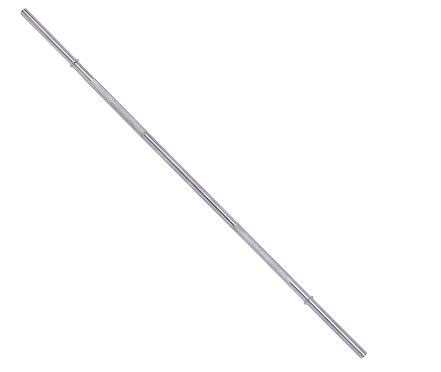 Fitness Weight Bar 5FT Barbell 1 Inch Solid Chrome Workout Exercise Lifting