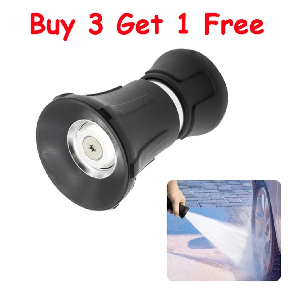 Fireman Style Garden Water Hose Nozzle Heavy Duty Spray Adjustable Nozzle US