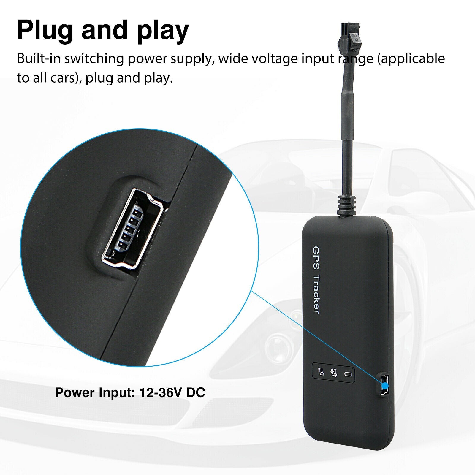 Real Time GPS Tracker Tracking Locator Device GPRS GSM Car/Motorcycle Anti Theft