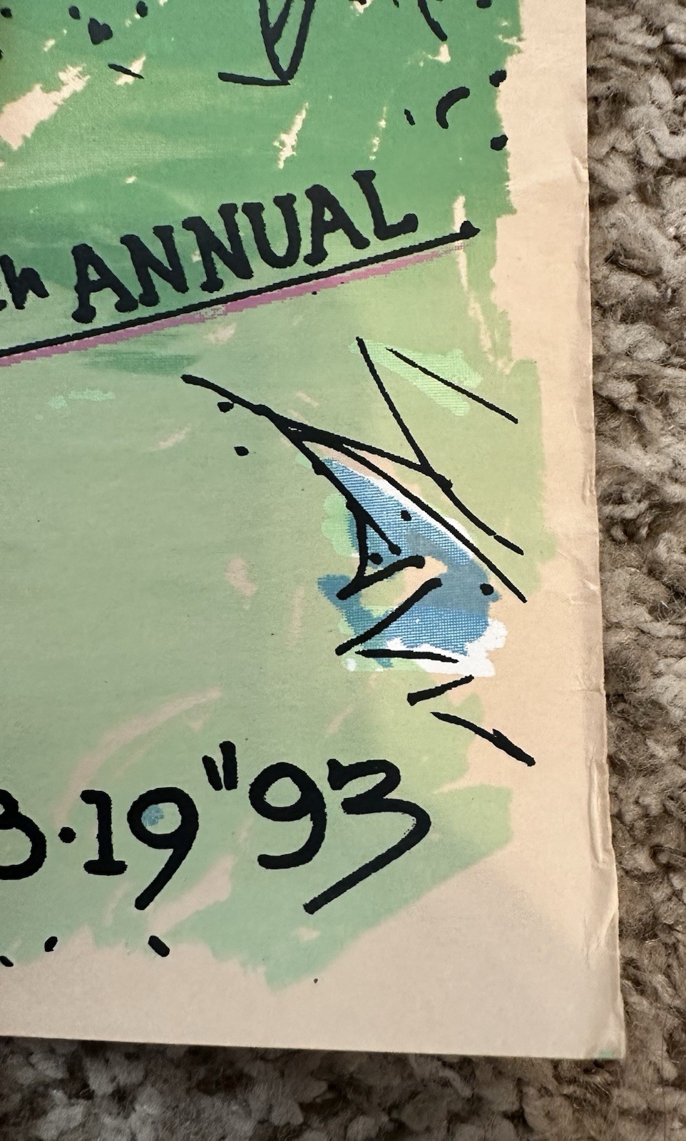 Long Beach Blues Festival Poster 1993 RARE KLON 88.1 14th Annual Music