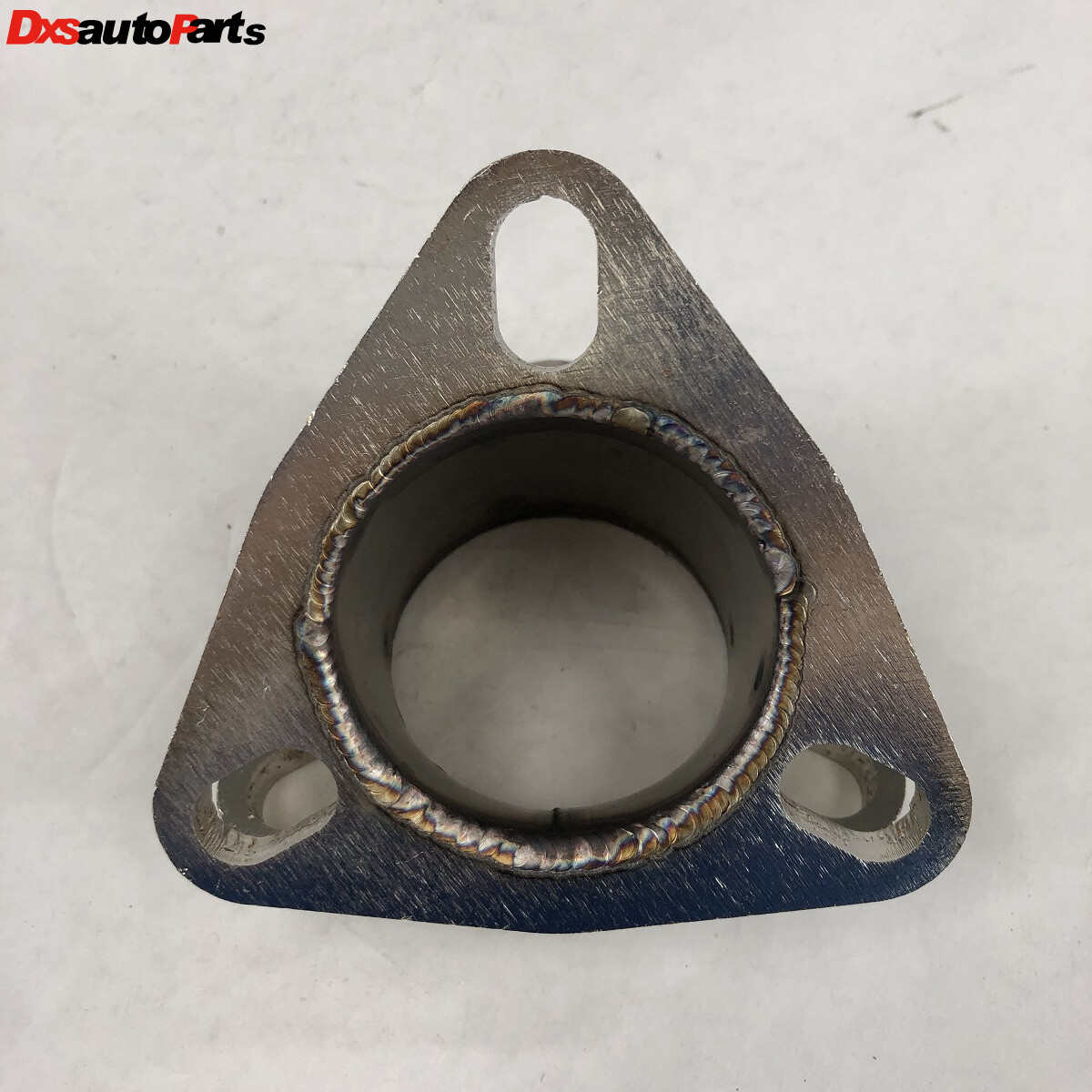 2.5" to 2.5" 45-degree 3 Bolt Flange Exhaust Muffler Pipe Flange Mild Steel