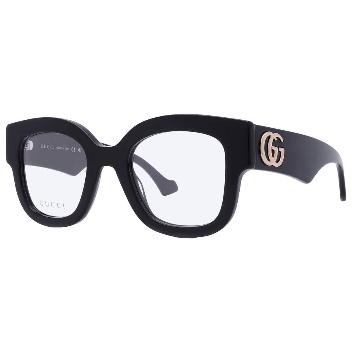 Gucci Demo Square Ladies Eyeglasses GG1423O 001 50 GG1423O 001 50