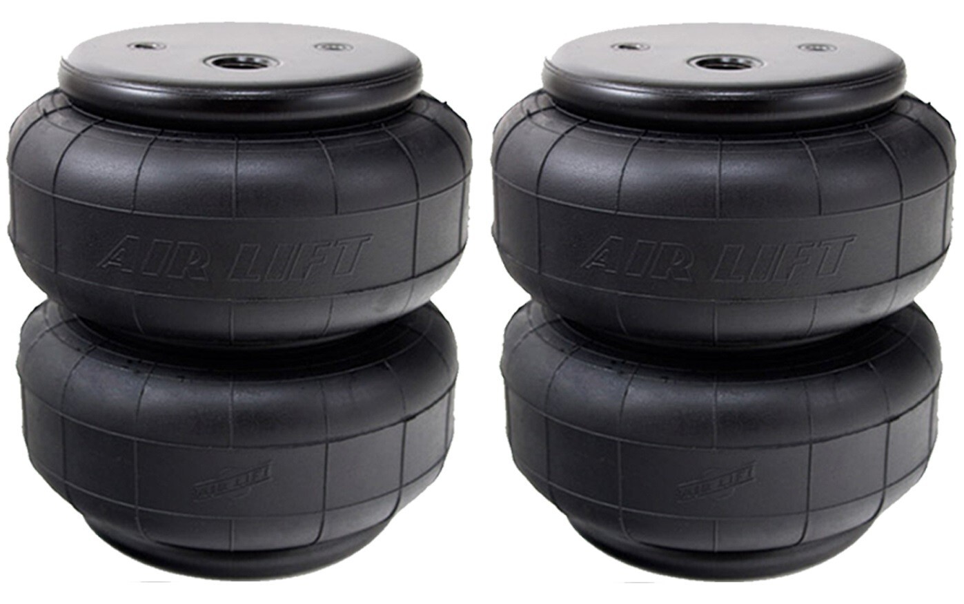 2 Air Lift Dominator D2600 Bags Single Port 1/2"npt Air Ride Suspension Springs
