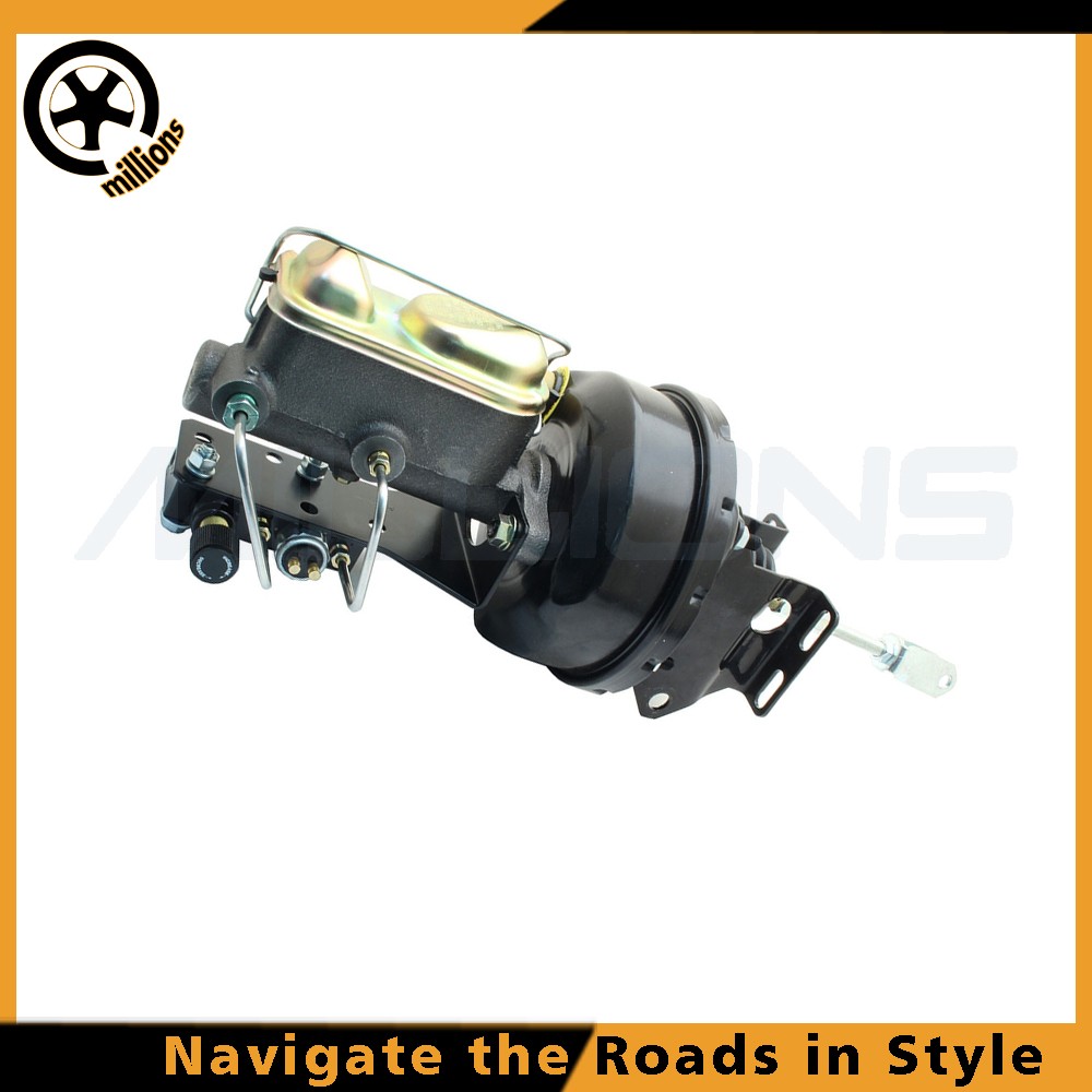 7" Single Power Booster Brake Conversion Kit&Valve For 1957-77 Ford F-100 Truck