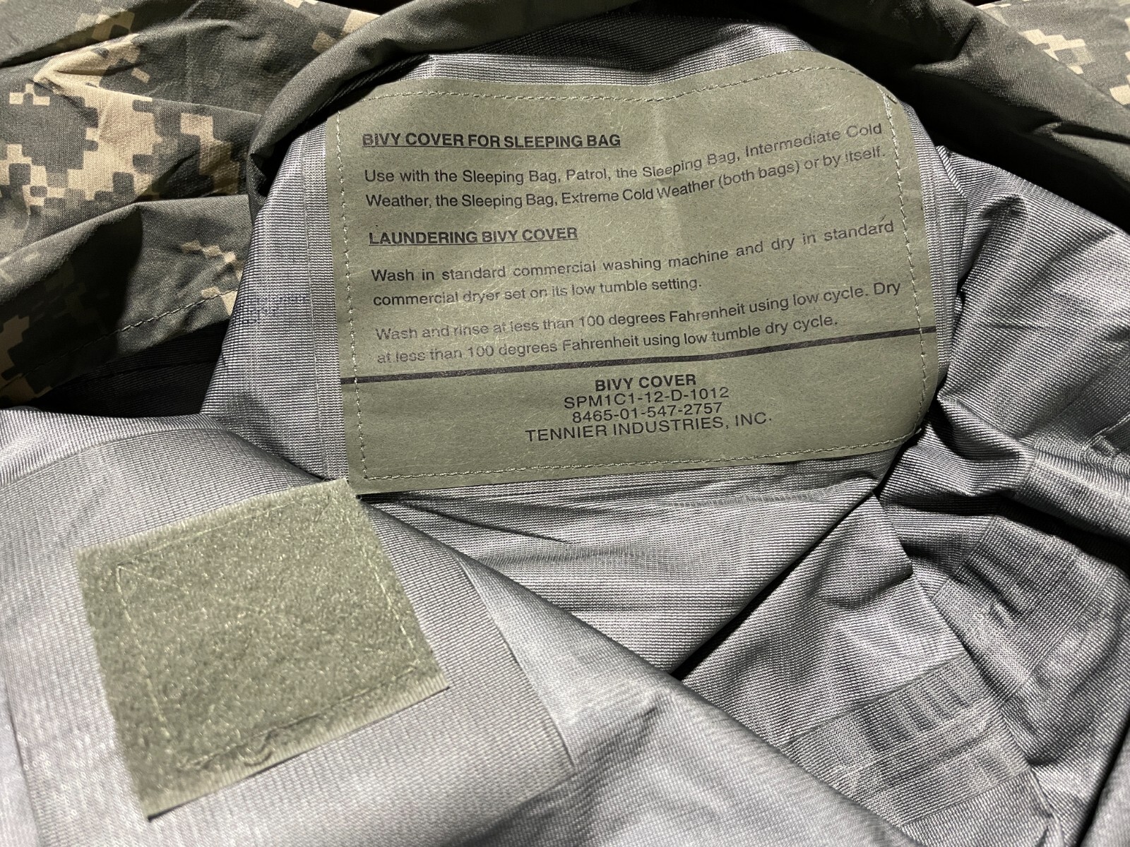 MINT - US Army ACU Bivy Cover Digital Waterproof Goretex Sleeping Bag Cover UCP