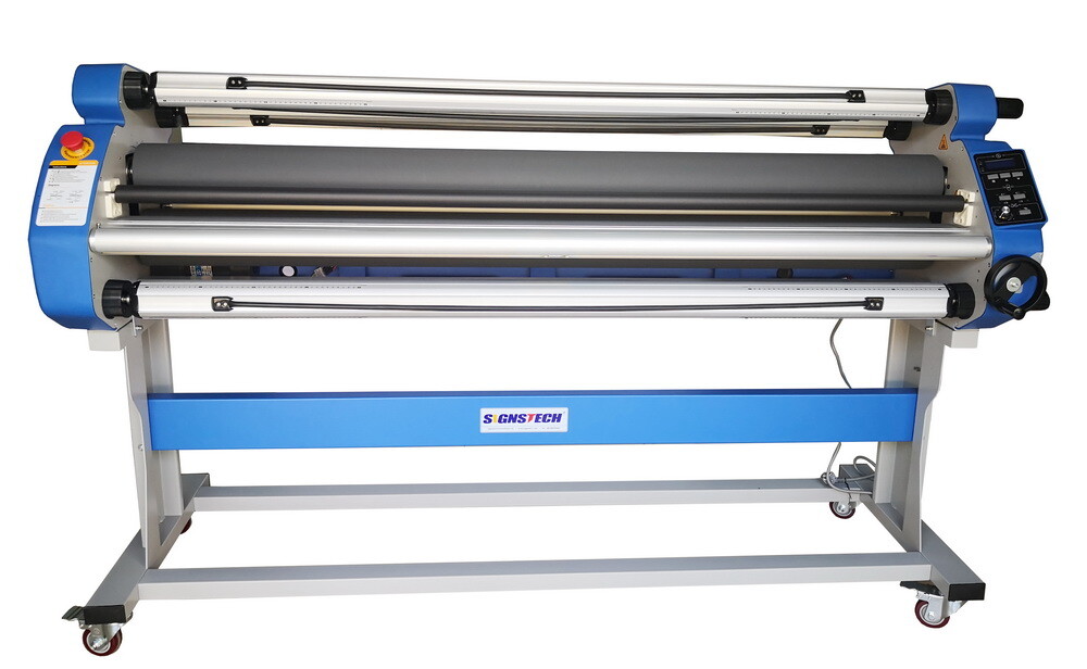 1630mm 64" Auto Hot Cold Laminator Heat-Assist Roll Laminating+Slitting+BONUS