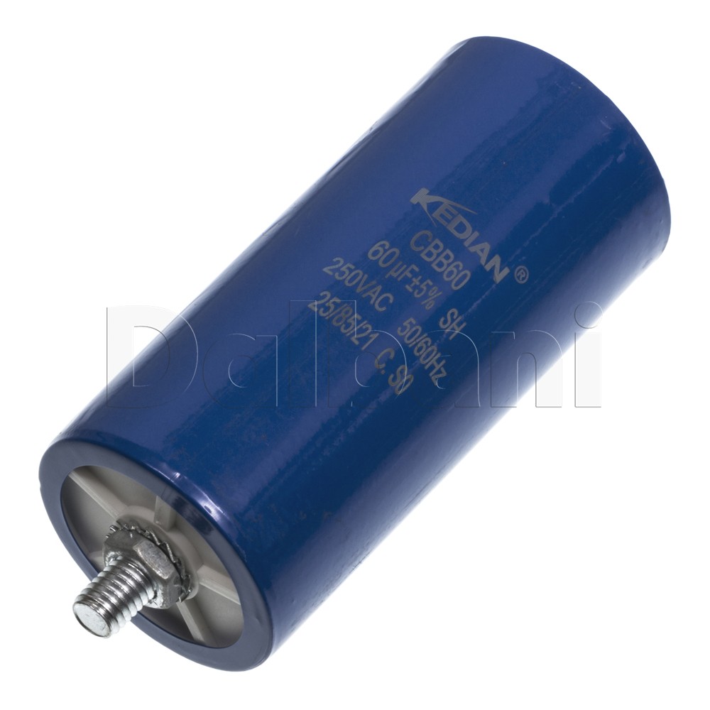 Japanese Spec CBB60 Run Capacitor 250VAC 60uF 60 uF MFD 43x84mm with stud