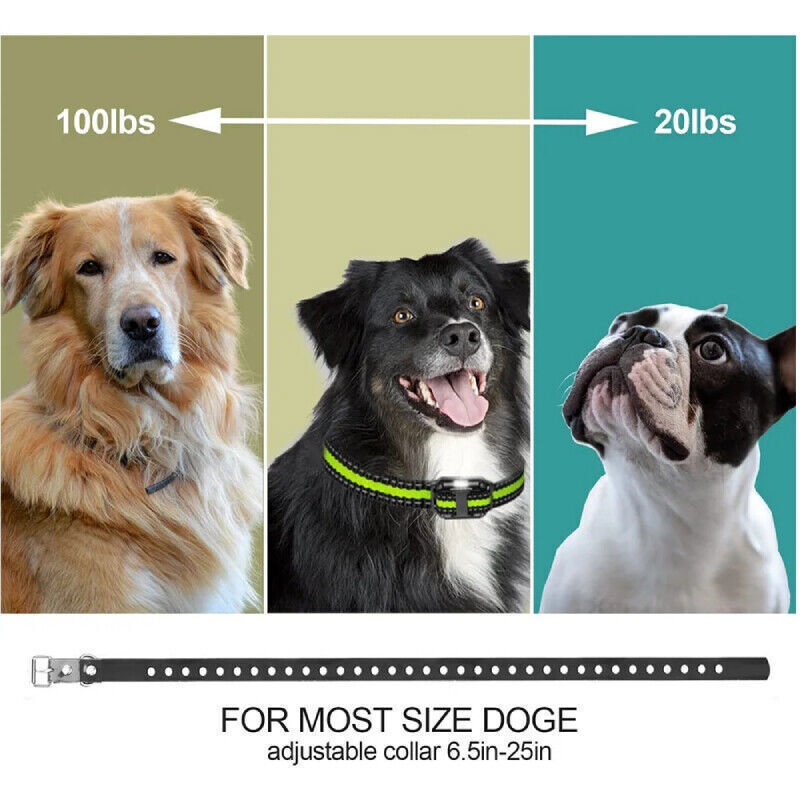 Rechargeable Anti No Barking Collar Electric Shock Dog Pet Bark Training Collar