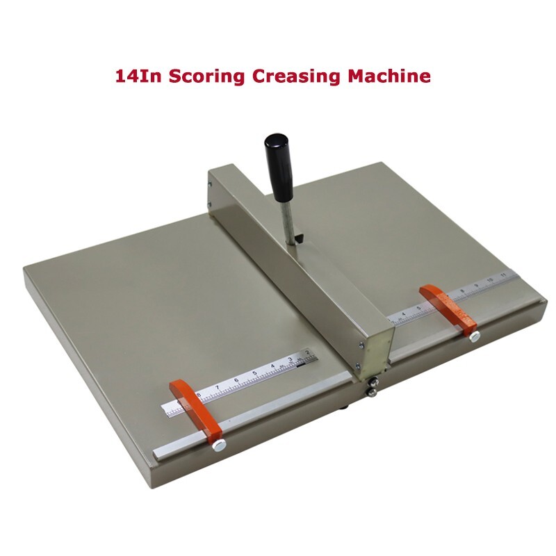 14"/360mm Manual Creasing Machine,A3 Manual Paper Creaser with 2 Magnetic Block