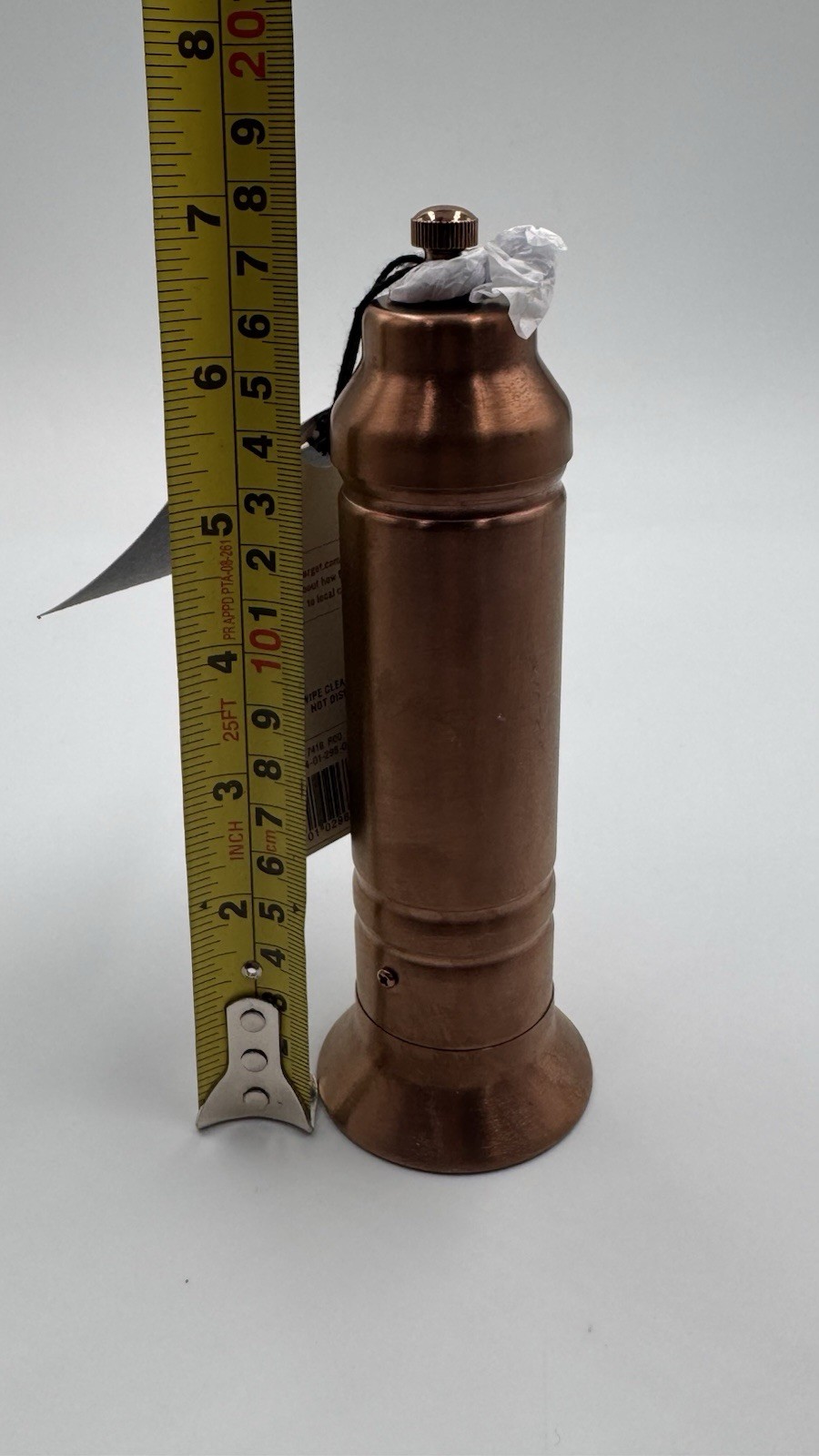 Hearth & Hand With Magnolia 7” Salt & Pepper Crank Grinder Copper Finish New