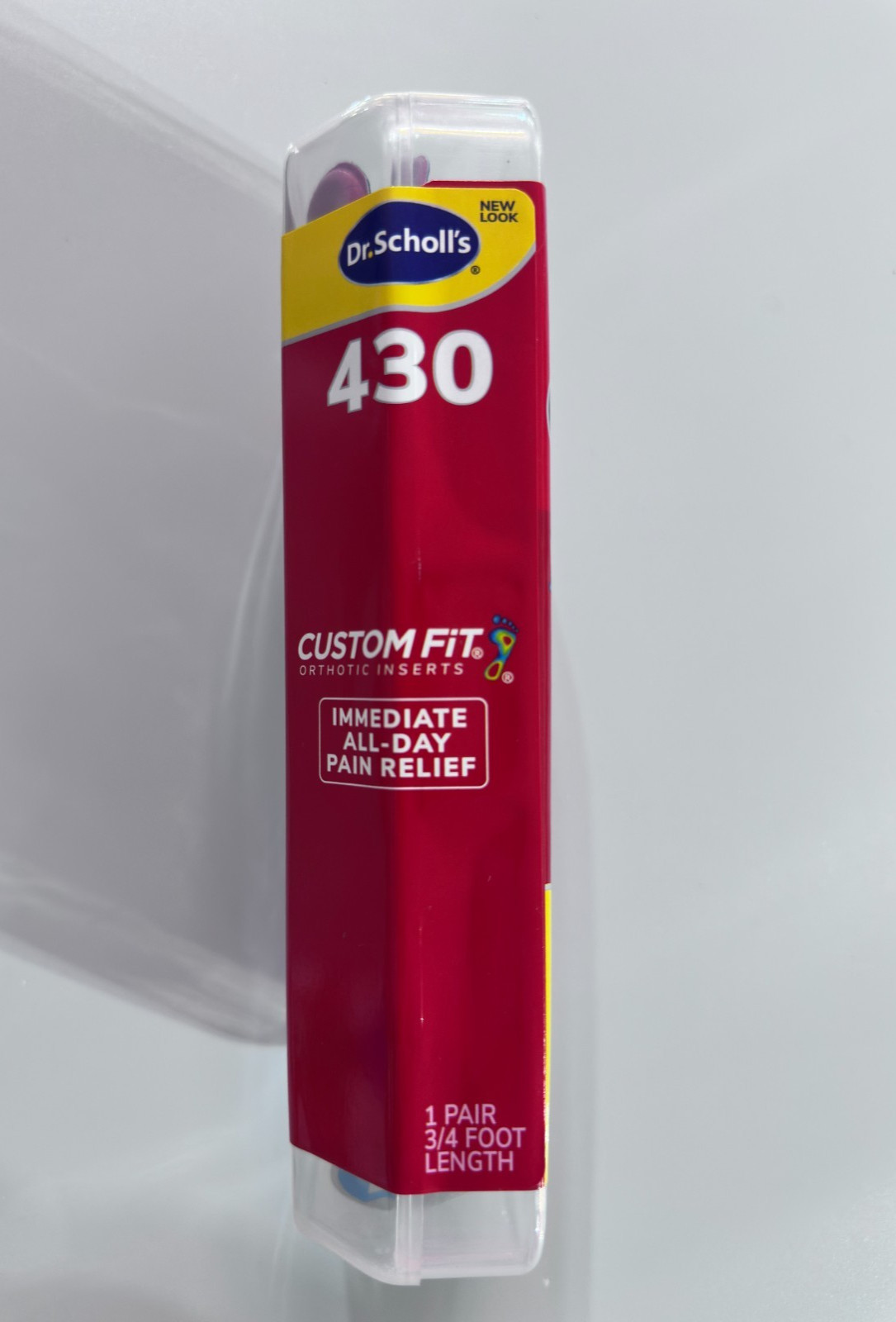 Dr. Scholl’s CF430 Custom Fit Orthotics 3/4 Length Arch Support Brand New