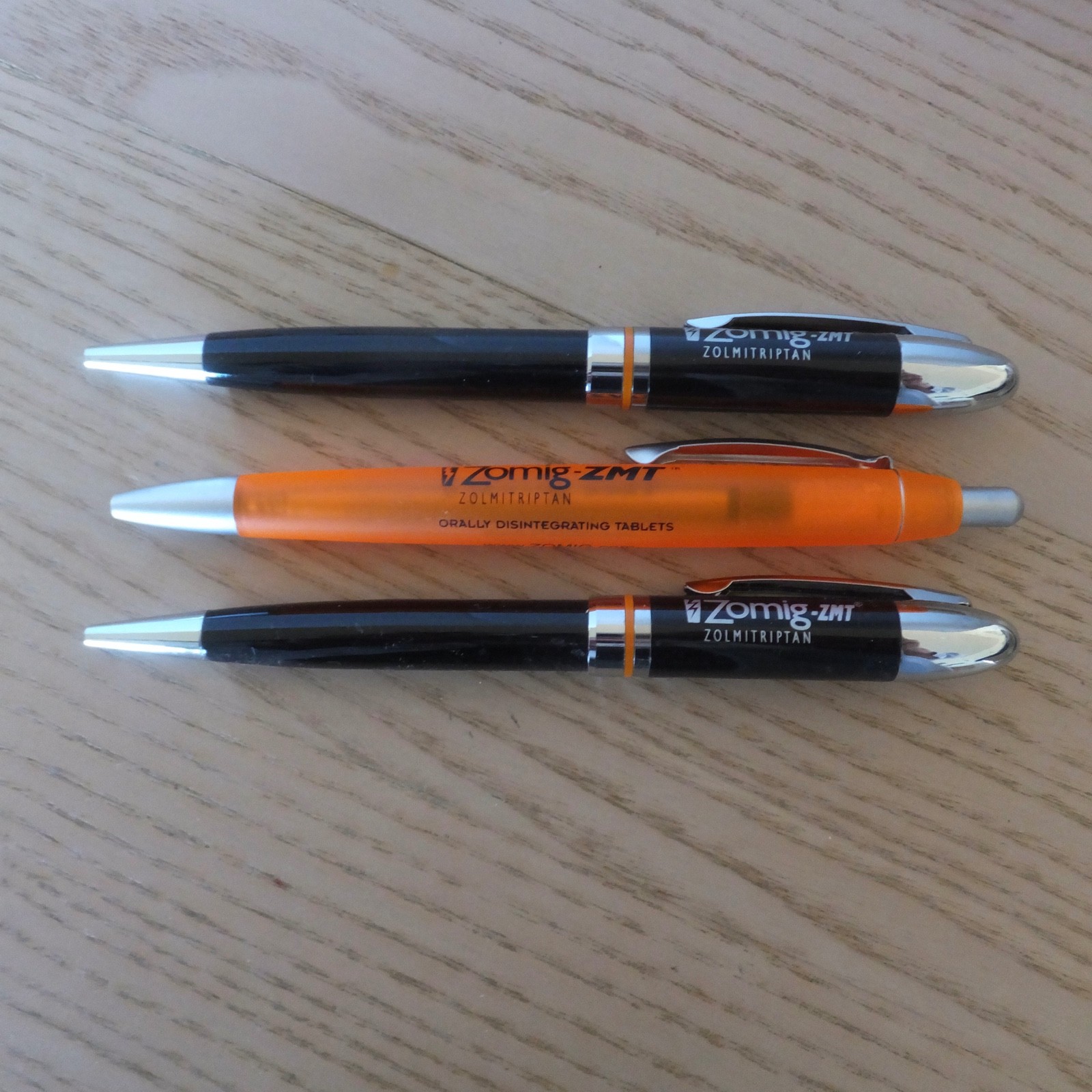 Lot 5 Zomig Drug Rep Pens,Keychain, Pupil Measure, Pharmaceutical Medical Promo