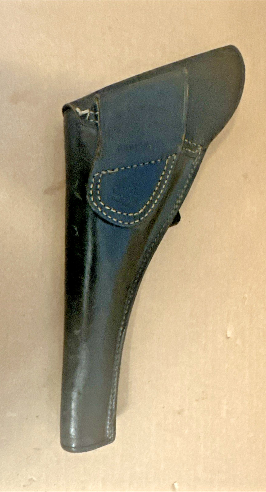 Vintage Replica of US Civil War Revolver Pistol Gun Leather Holster Viking RH