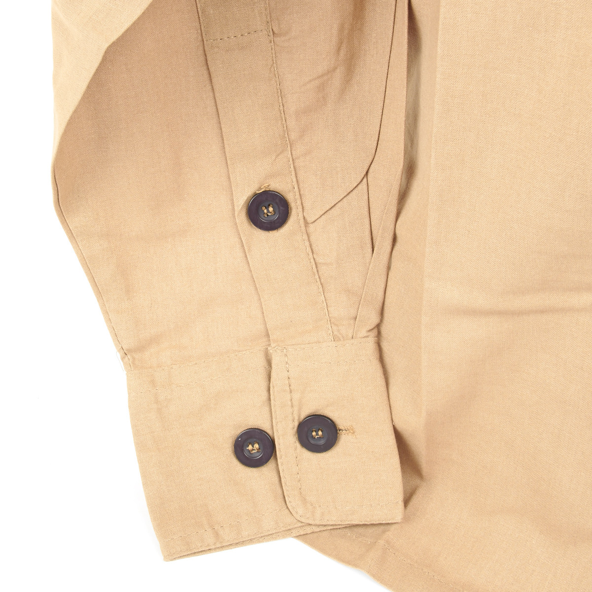 German WWII DAK Light Brown Field Shirt-XXL: US 48+