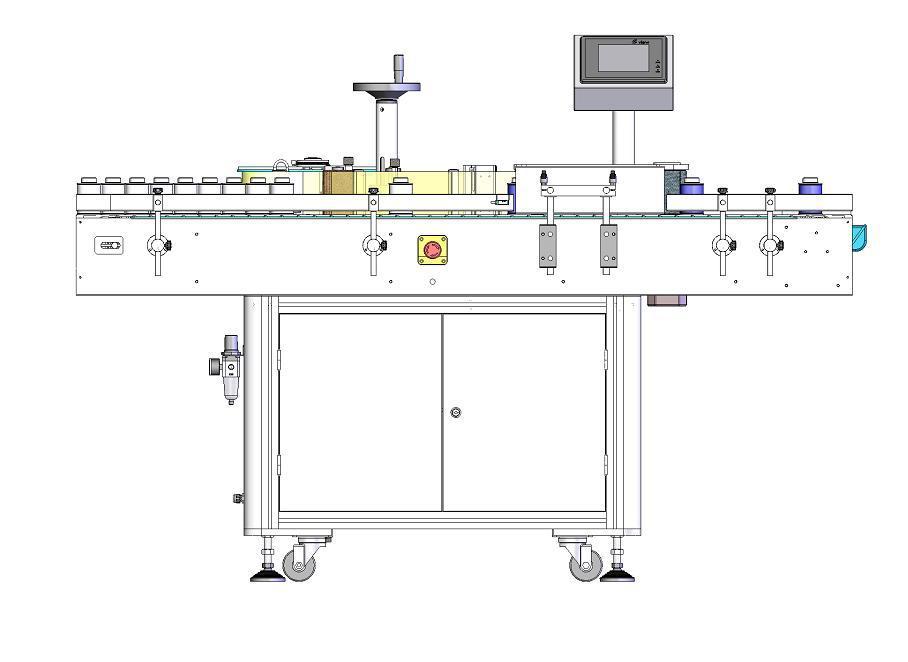 Automatic Adhesive Round Wine Bottle Labeling Machine Oval Beer Can Labeller USA