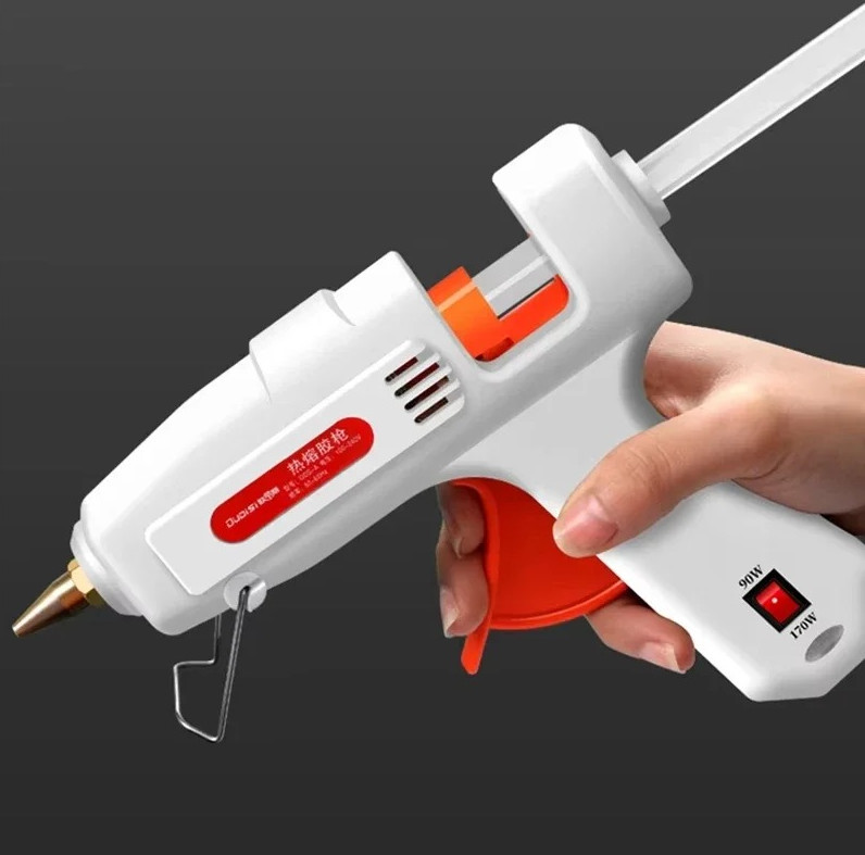 1pc 100W Hot Melt Glue Gun with Temperature Control for DIY & Repairs - NEW