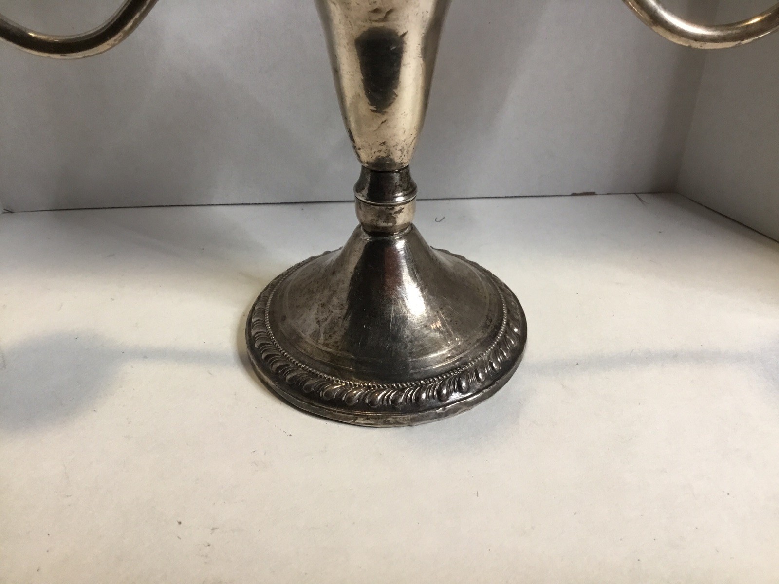 Sterling Silver Scrap Lot Duchin Candle Holder & Salt Shakers Weighted 620 Grams