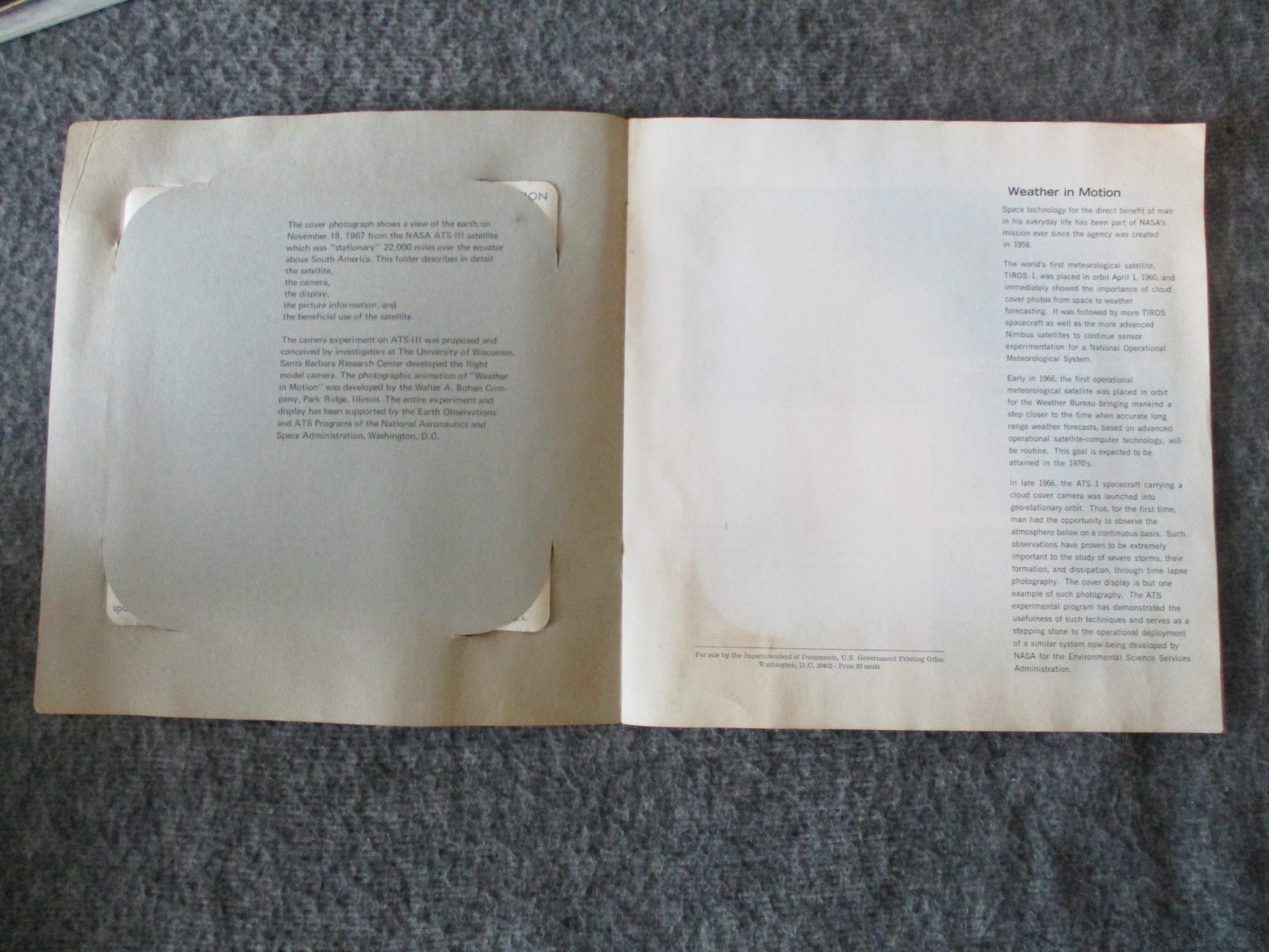 NASA MSFC APOLLO EARLY BOOKLETS/BROCHURES-CAREER /WEATHER/AWARDS /SPACE 1969-70s