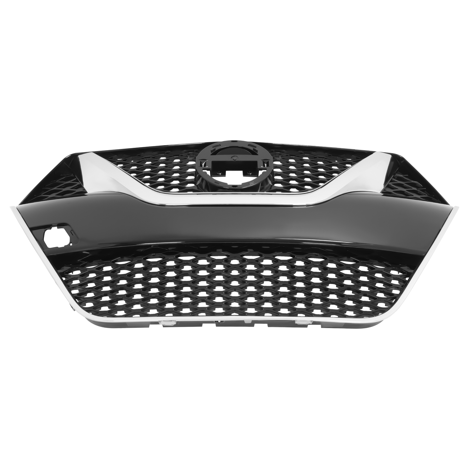 Fits Nissan Maxima 2016 2017 2018 Front Upper Bumper Grille Black & Chrome Trim