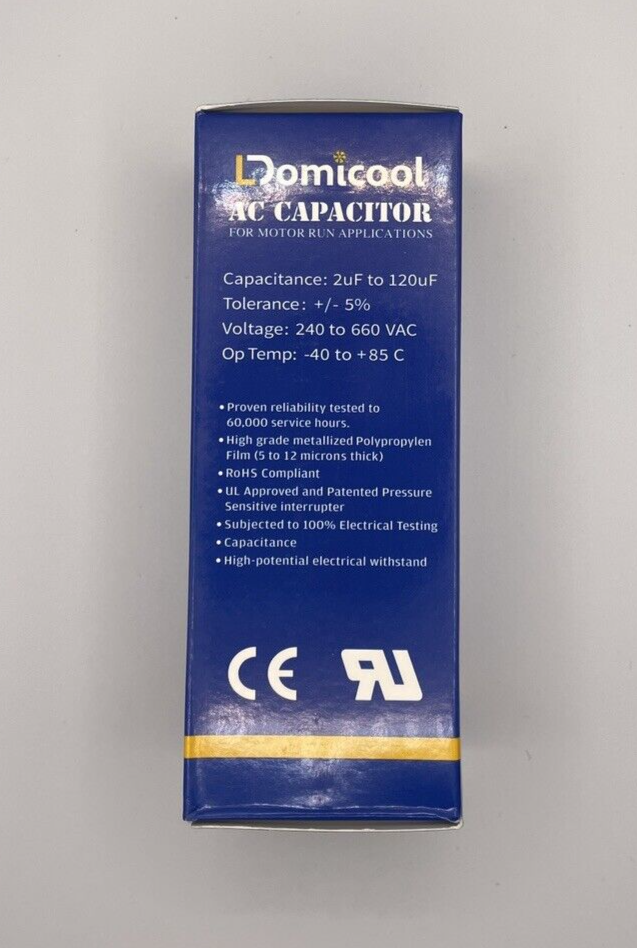 45/5 MFD 240V/660V Dual Run Round Start AC Capacitor AC Motor Cool or Heat Pump