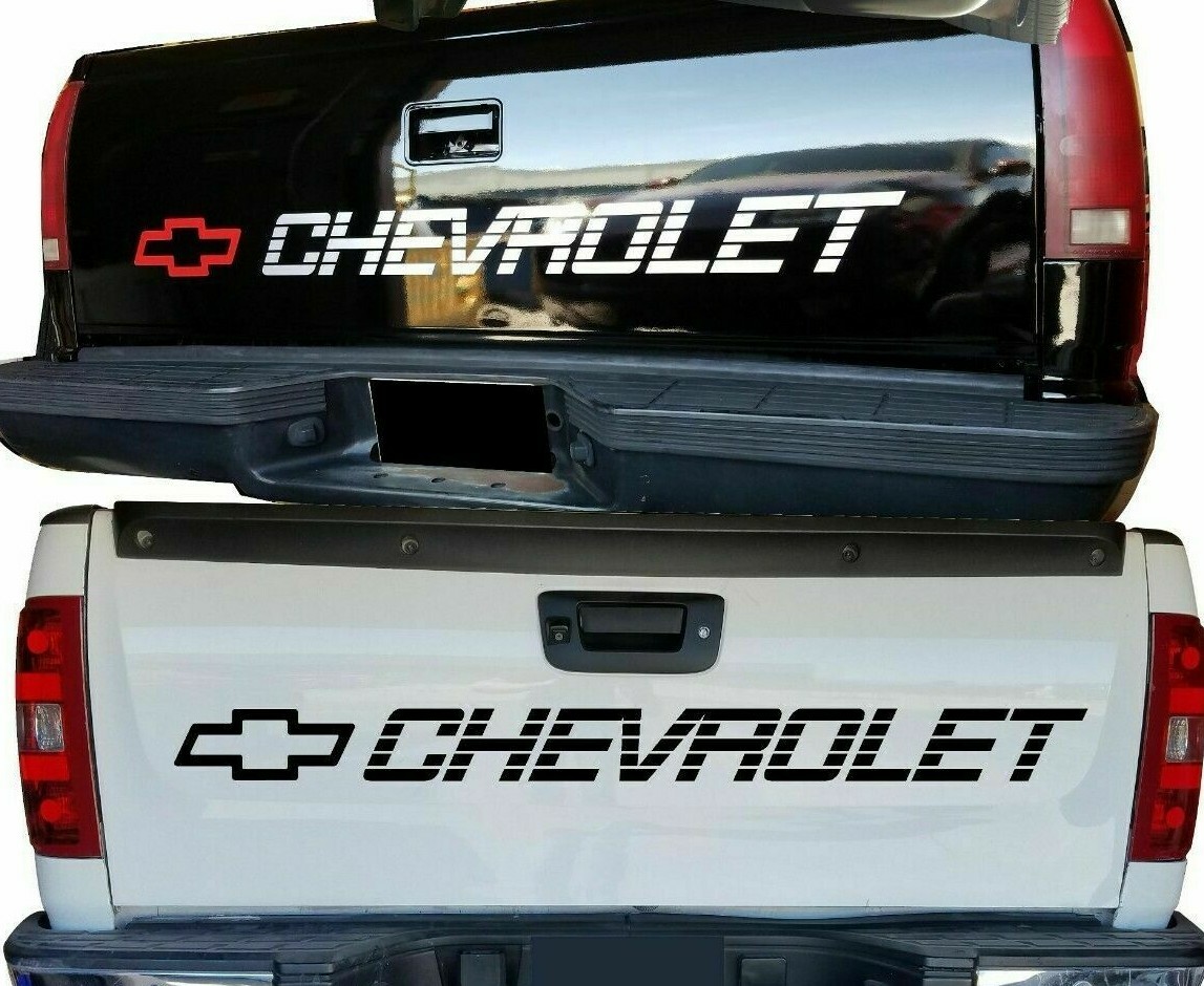 CHEVY Decals CHEVROLET Vinyl Sticker Silverado 1500 Bed Tailgate Letters 454 SS