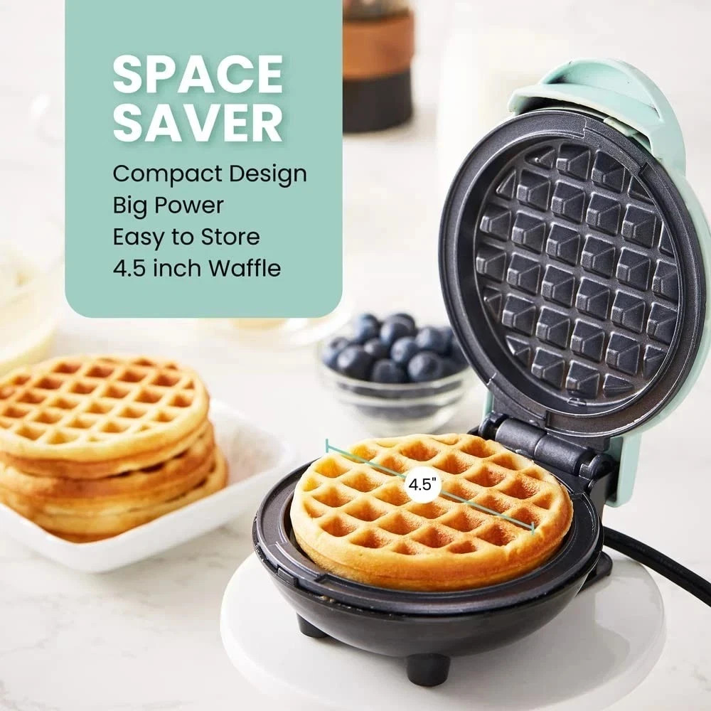 Commercial Electric Non-Stick Belgian Waffle Maker Iron For Breakfast Sandwiches