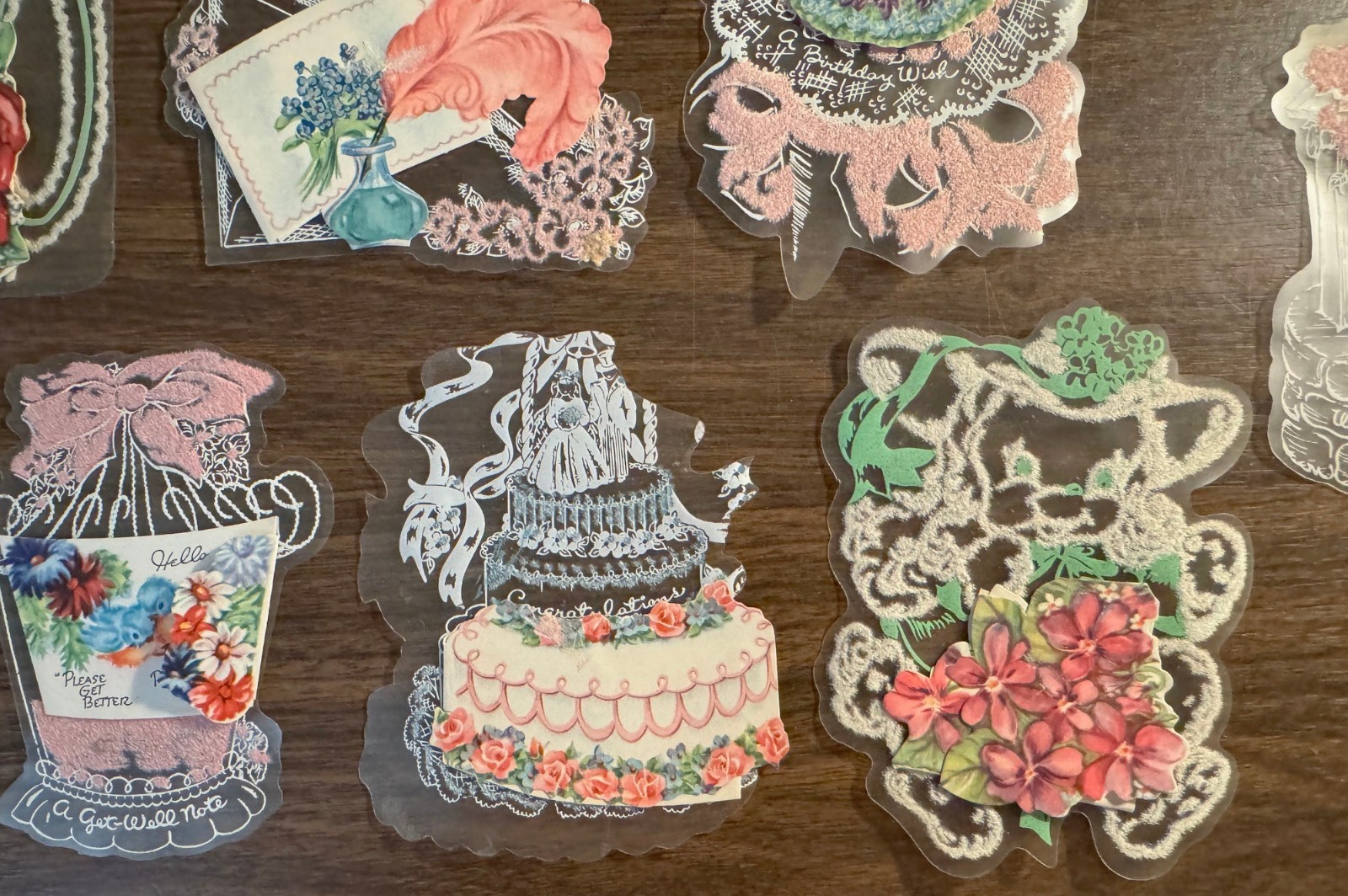 8 SMALL All Occasion Gift Tags or Cards