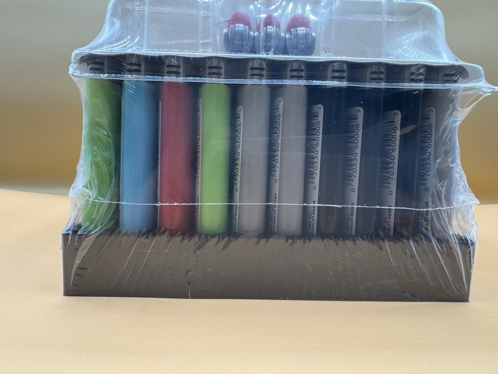 BIC Classic Lighters - Assorted Colors, 50-Count tray plus 3