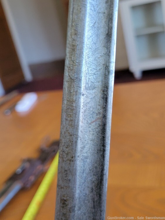 Modified Eagle Head Bowie Knife with Scabbard and Frog Used