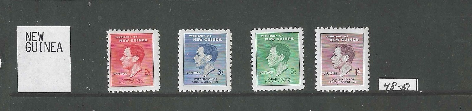 TERRITORY OF NEW GUINEA STAMPS MNH - #48-51 - Nice Lot -Good Value Take a Look!