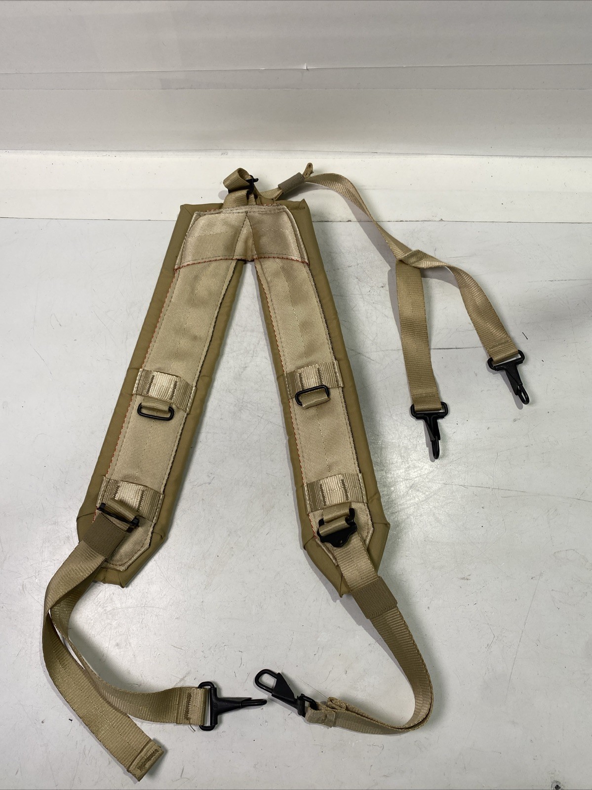 US ARMY MILITARY Desert Tan ALICE SUSPENDERS LBE Y-SHOULDER HARNESS