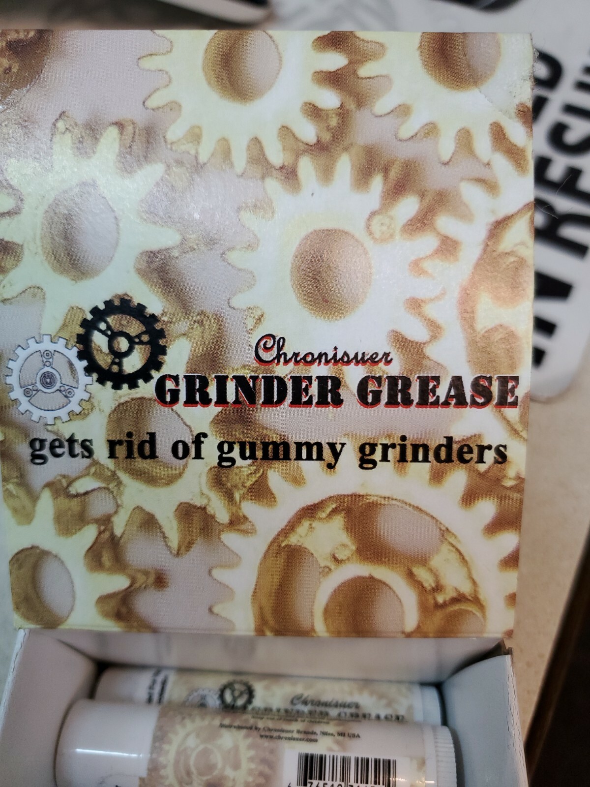Chronisuer Grinder Grease - Herbal Grinder Lube Oil - Loosen up Sticky Grinders