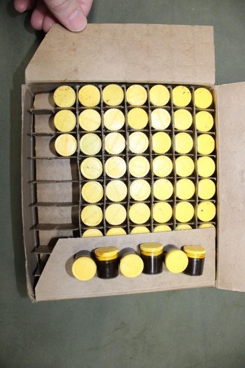 6 US Military Issue Vietnam Era Rifle Grease Pods M1 Rifle Butt Stock 6 NOS