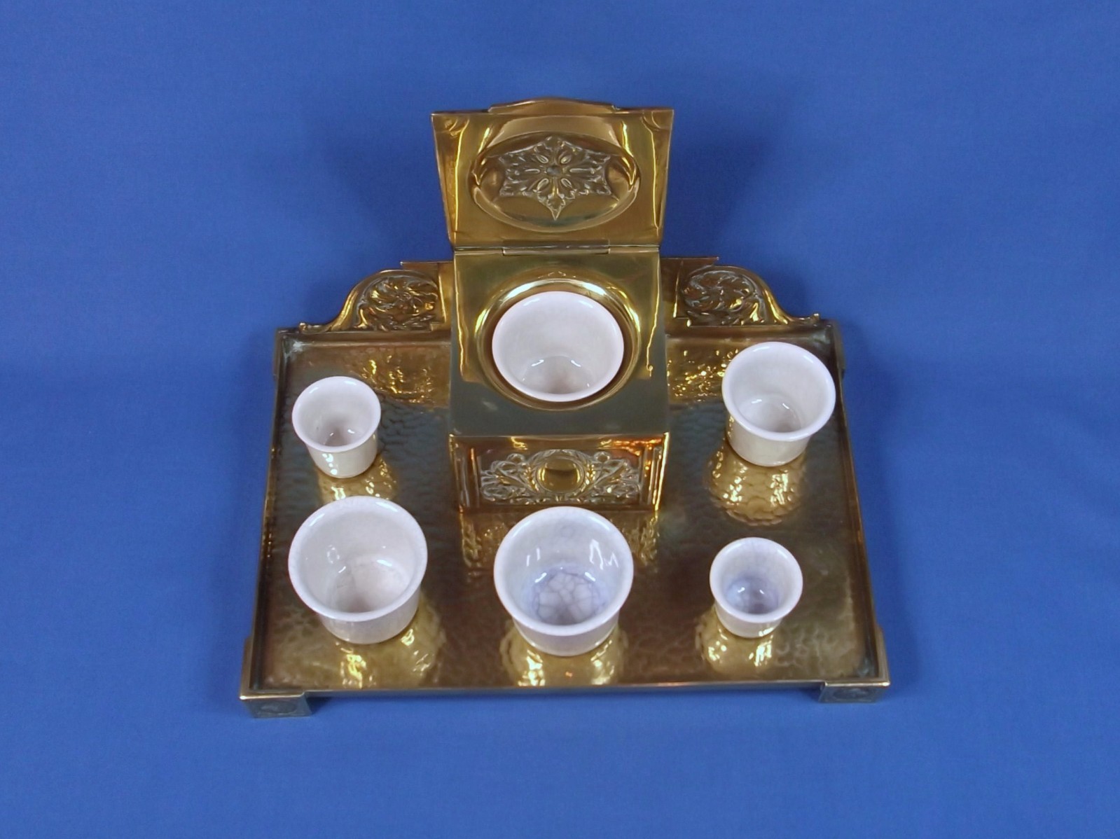 Antique effect Inkwell insert Porcelain ink pot inkwell liner choice of 16 sizes