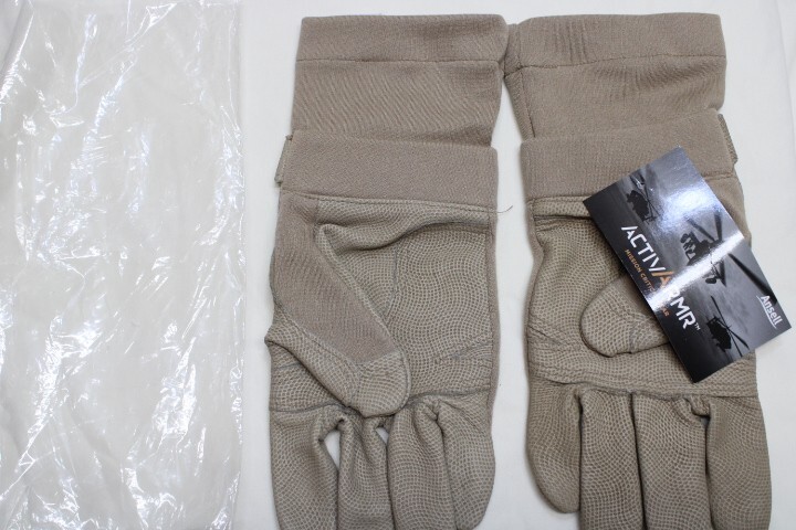 US Military USMC ANSELL HAWKEYE FROG COMBAT FR Flame Resistant GLOVES SZ L LARGE