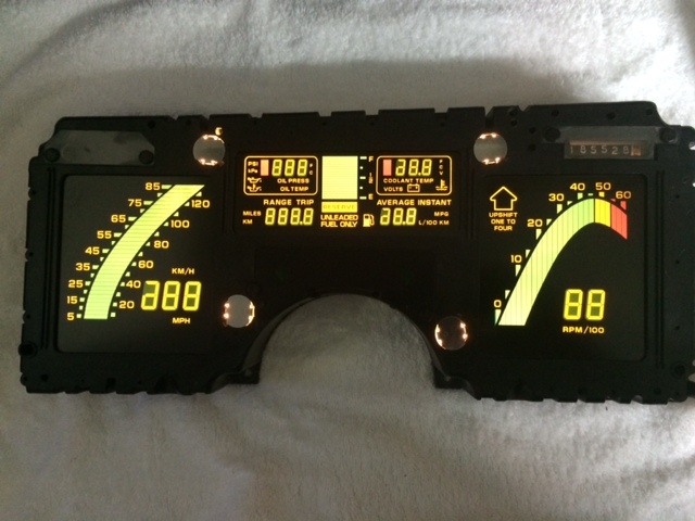 1984 Corvette Crossfire digital dash instrument cluster Rebuilt 85 86 87 88 89
