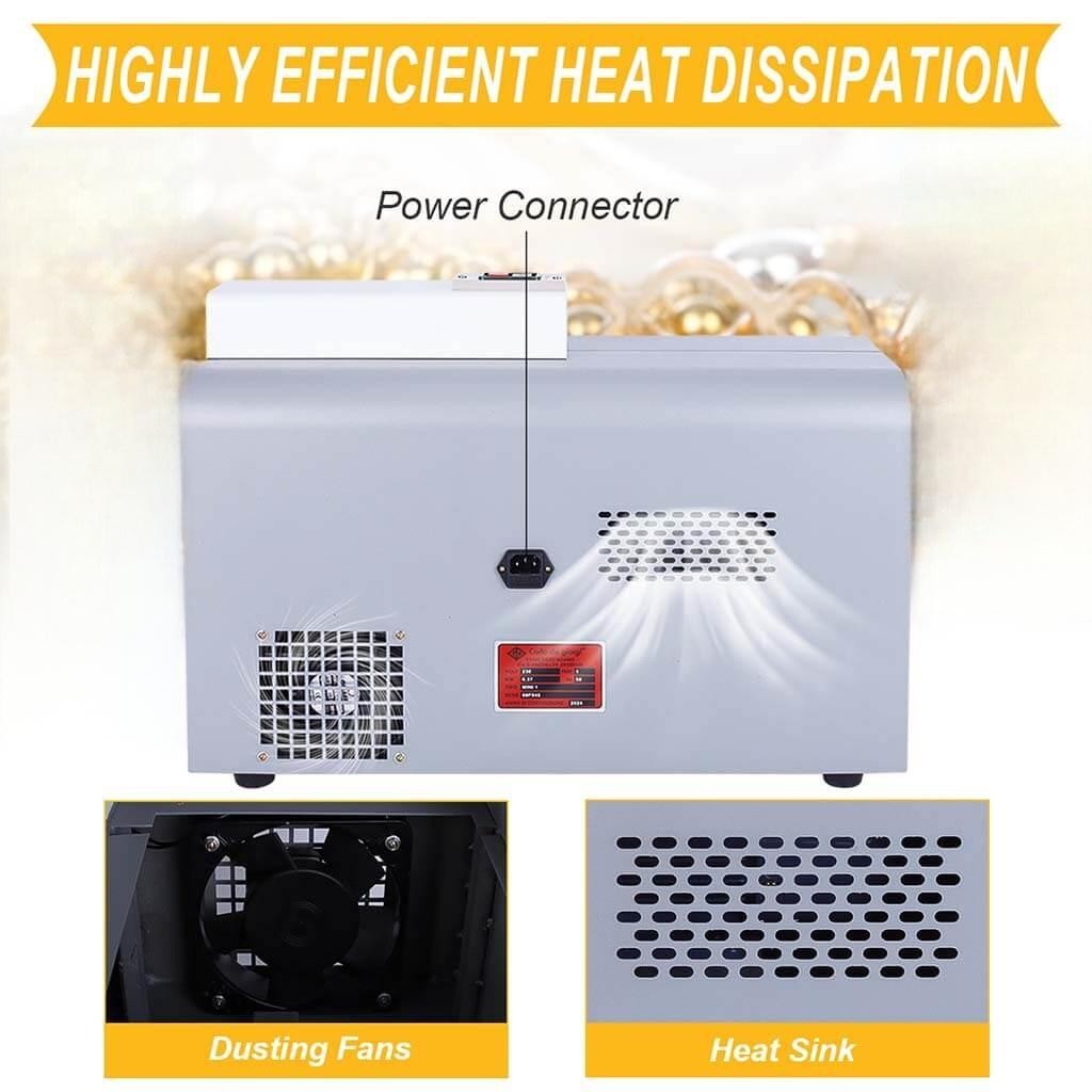 TOOLTOS DM-2 Jewelry Polishing Machine with Dust Collector | 2800RPM, 1/2HP Moto