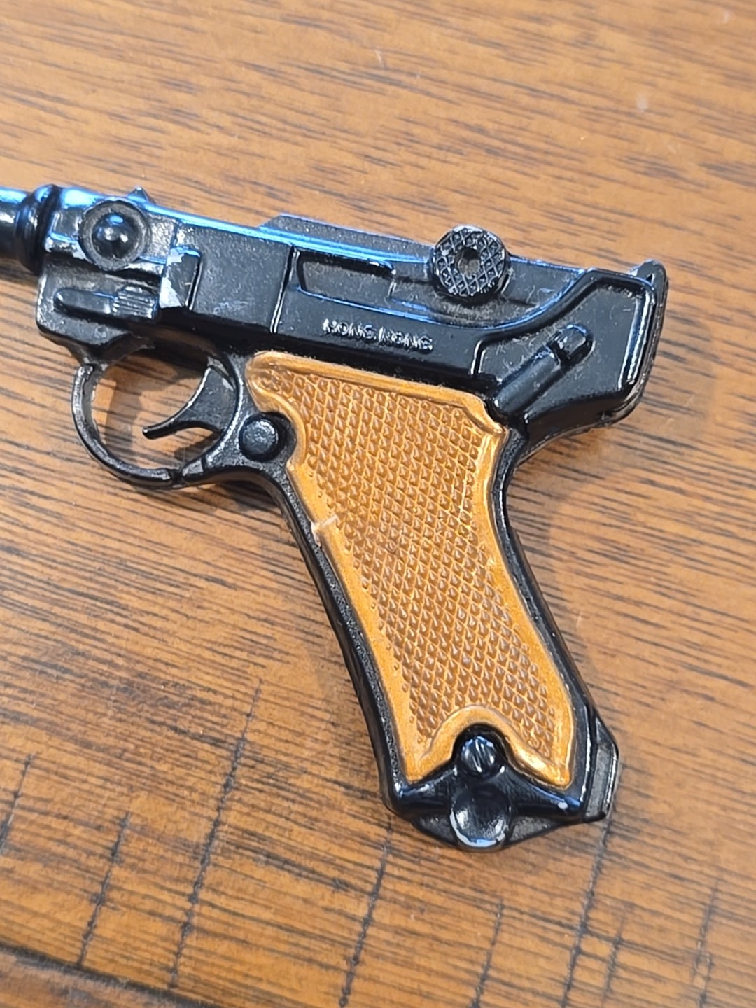 Paratrooper Model 1117 Miniature German Luger Toy Cap Pistol Made in Hong Kong