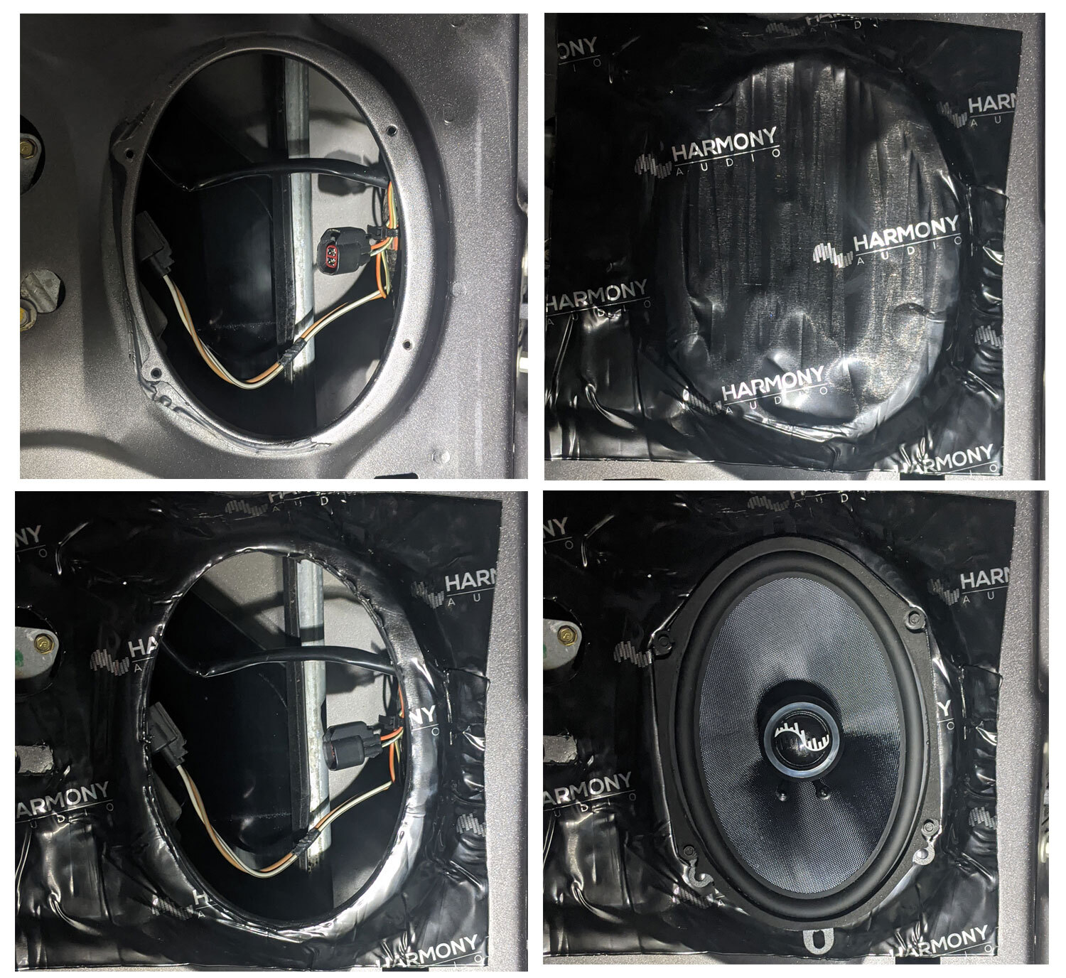 Fits Toyota Tundra 03-13 Factory Speaker Replacement Harness w/ Sound Dampening