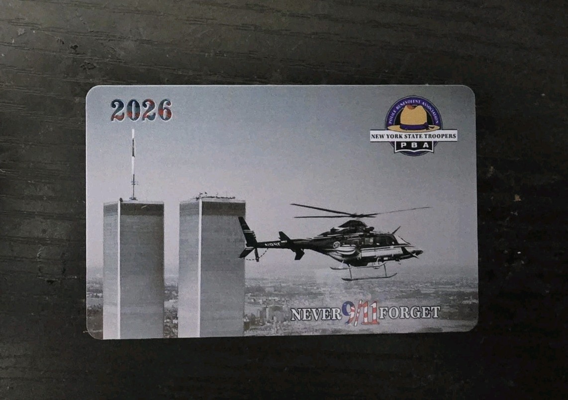 New York State Trooper Card Twenty Twenty Six. Not PBA. Genuine Mint...