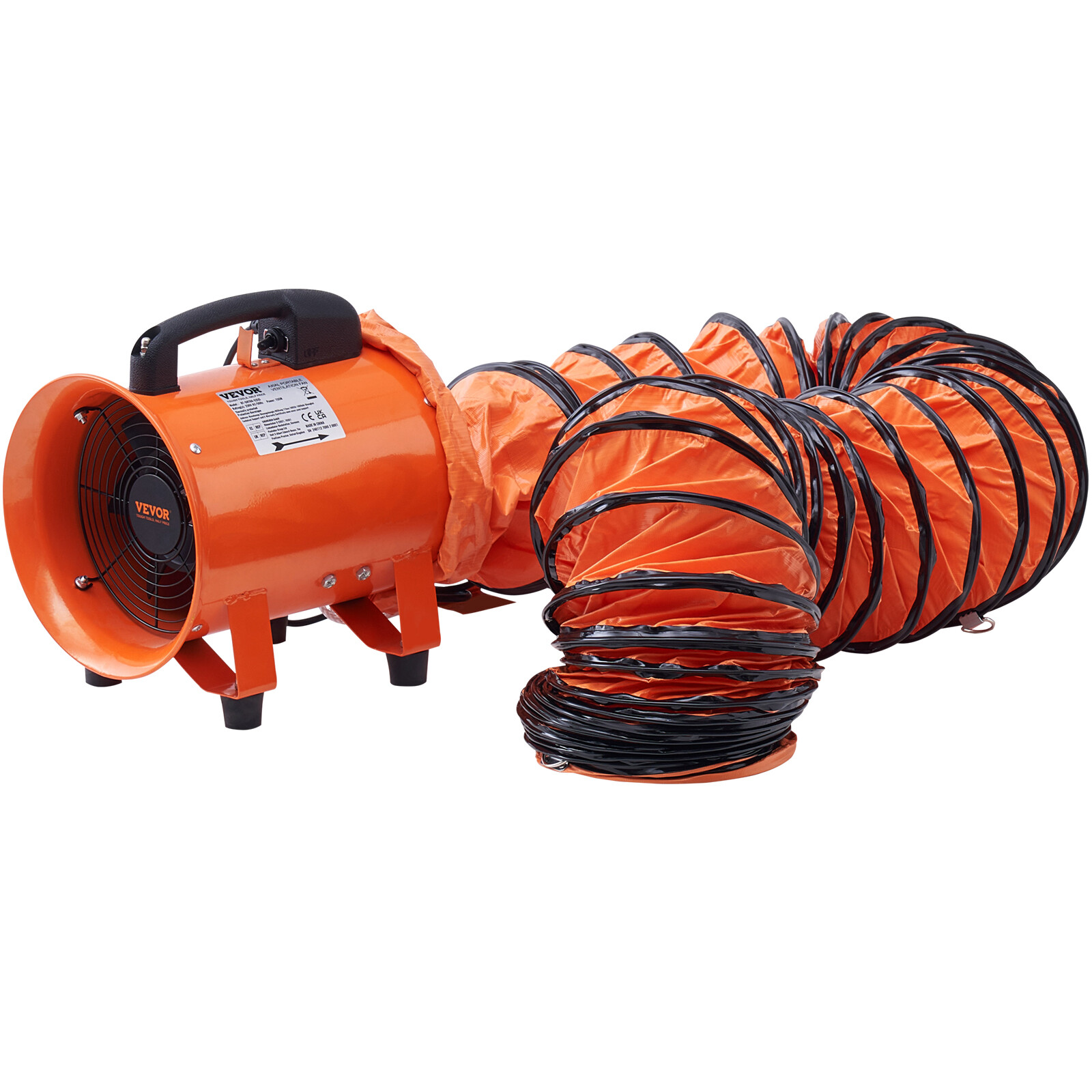 VEVOR Confined Space Tripod Kit Rescue Tripod 2600lbs w/Blower,Gas Detectorforar