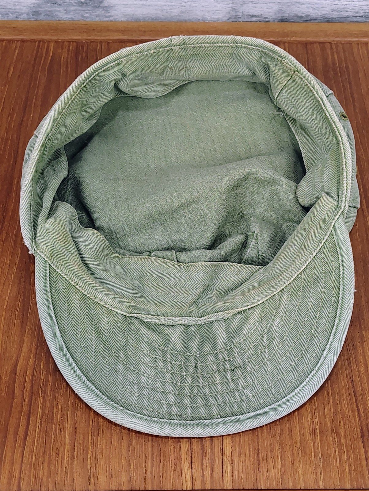 Vintage Original WWII Korean War USMC HBT Cap Hat