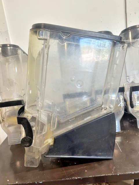LOT OF 5 TRADE FIXTURES 618/624 COMMERCIAL BULK FOOD GRAVITY BIN DISPENSERS