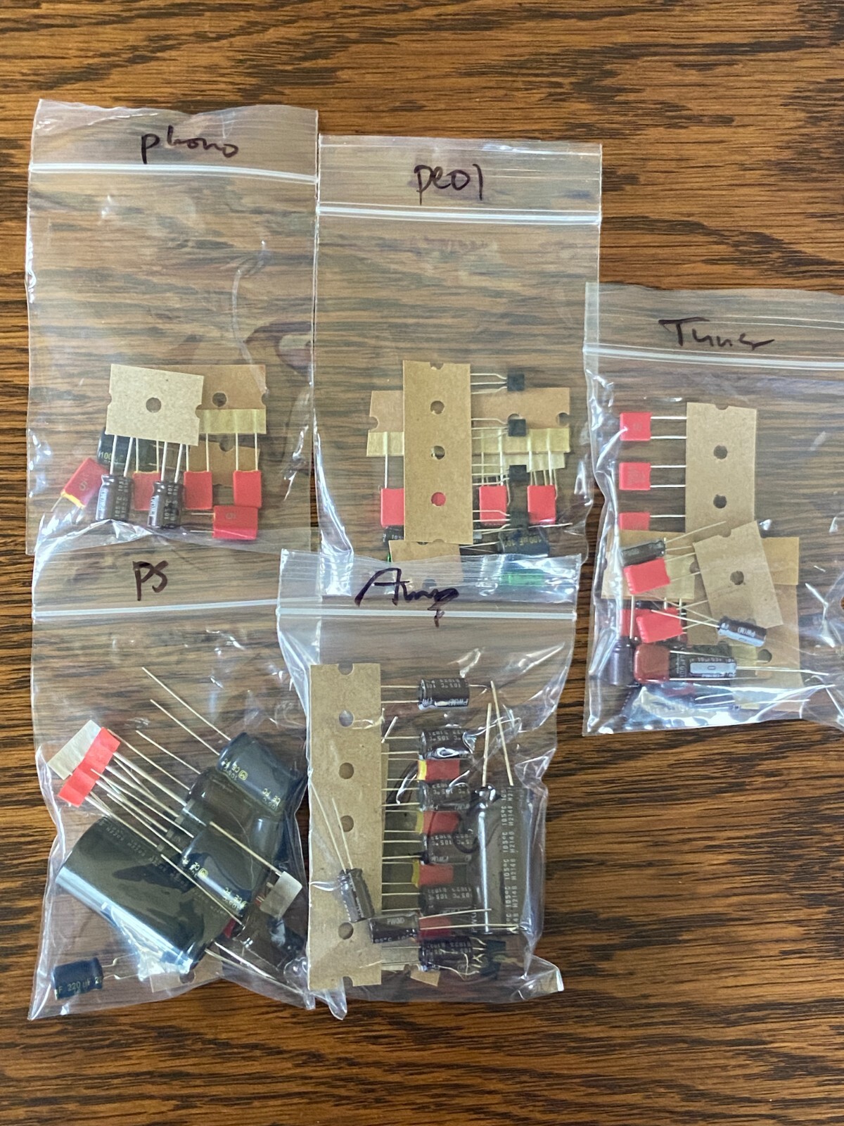 Marantz 2215B Complete Rebuild Kit High-Quality Receiver Recap Caps Transistors