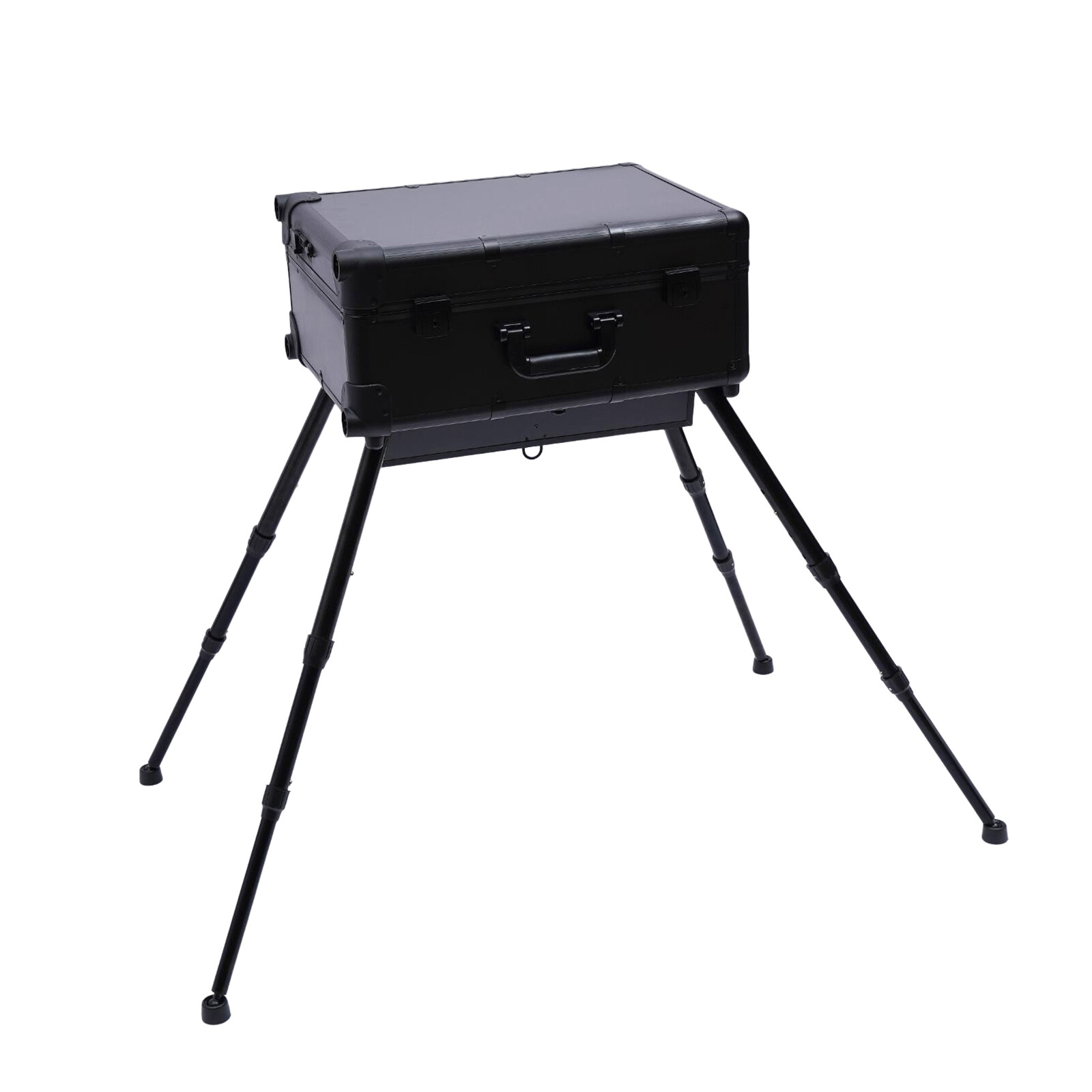 Pro Rolling Makeup Case Travel Cosmetic Trolley Organizer With LED Light Mirror