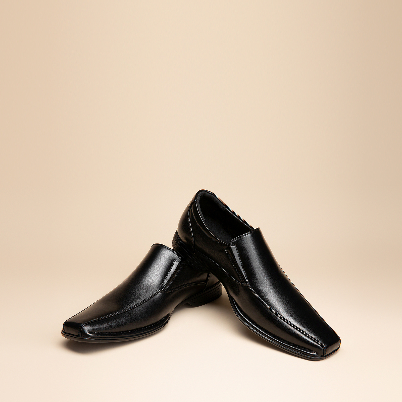 US Mens Oxford Shoes Slip On Loafers Square Toe Business Wedding Dress Shoes